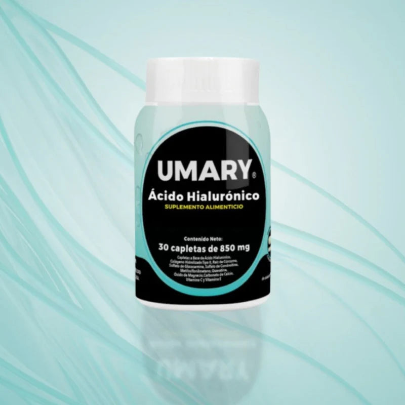 UMARY® Hyaluronic Acid Complex 850 mg – Joint & Skin Rejuvenation – 30 Capsules