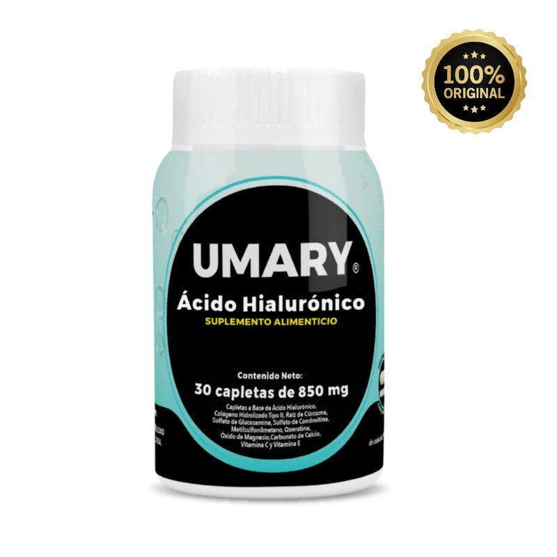 UMARY® Hyaluronic Acid Complex 850 mg – Joint & Skin Rejuvenation – 30 Capsules
